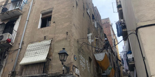 Rehabilitación fachada carrer del Carme Barcelona